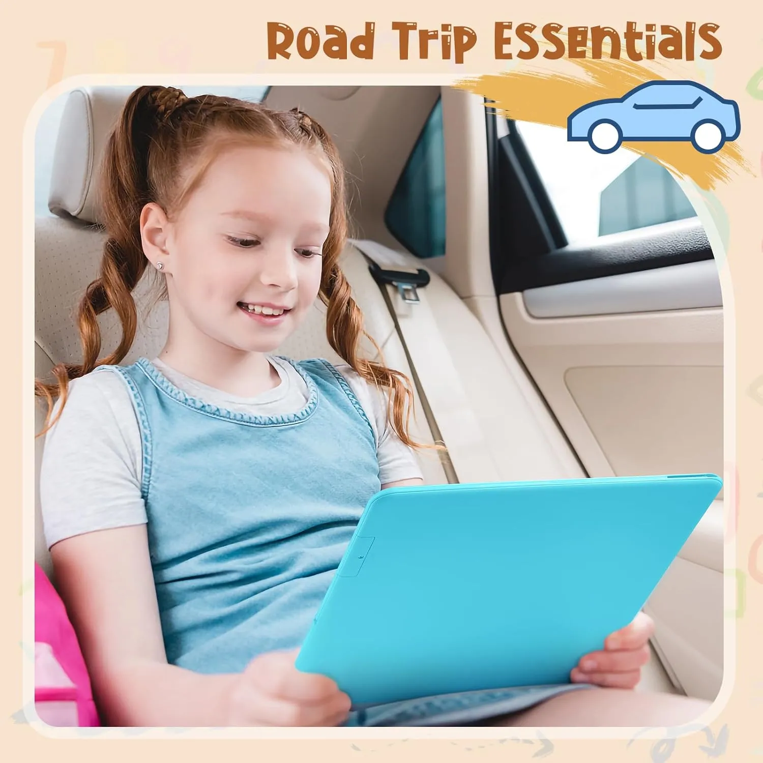 LCD Writing Tablet for Kids, Kidopire 15-Inch Large Screen Doodle Board Drawing Tablet Writing Pad Educational Toddler Toys, Birthday Gifts for 3-12  Year Old Girls Boys Message Practice Tablet, Blue