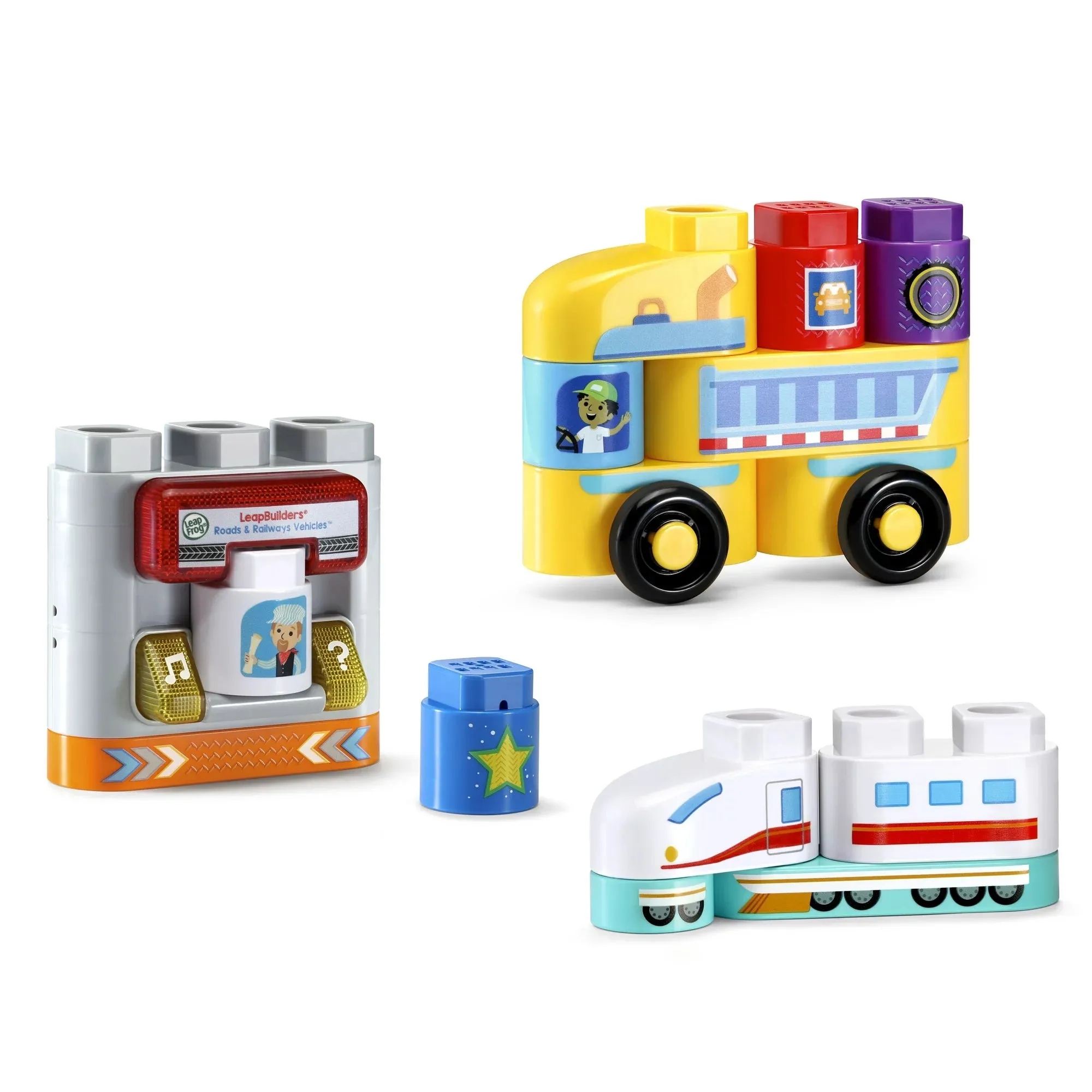 LeapFrog LeapBuilders Roads and Railways Vehicles With Smart Star
