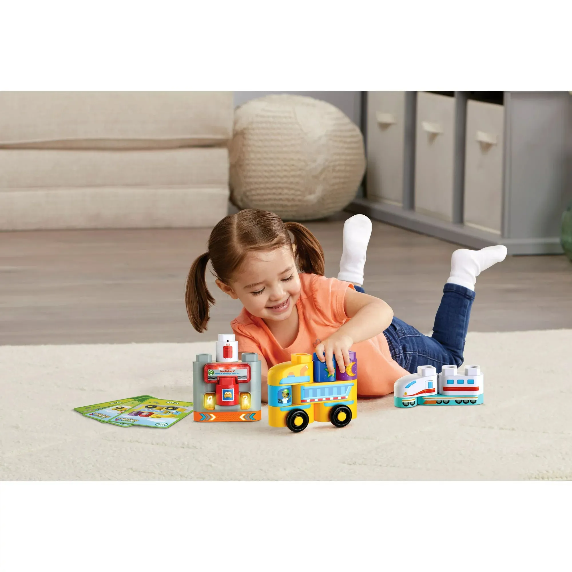 LeapFrog LeapBuilders Roads and Railways Vehicles With Smart Star