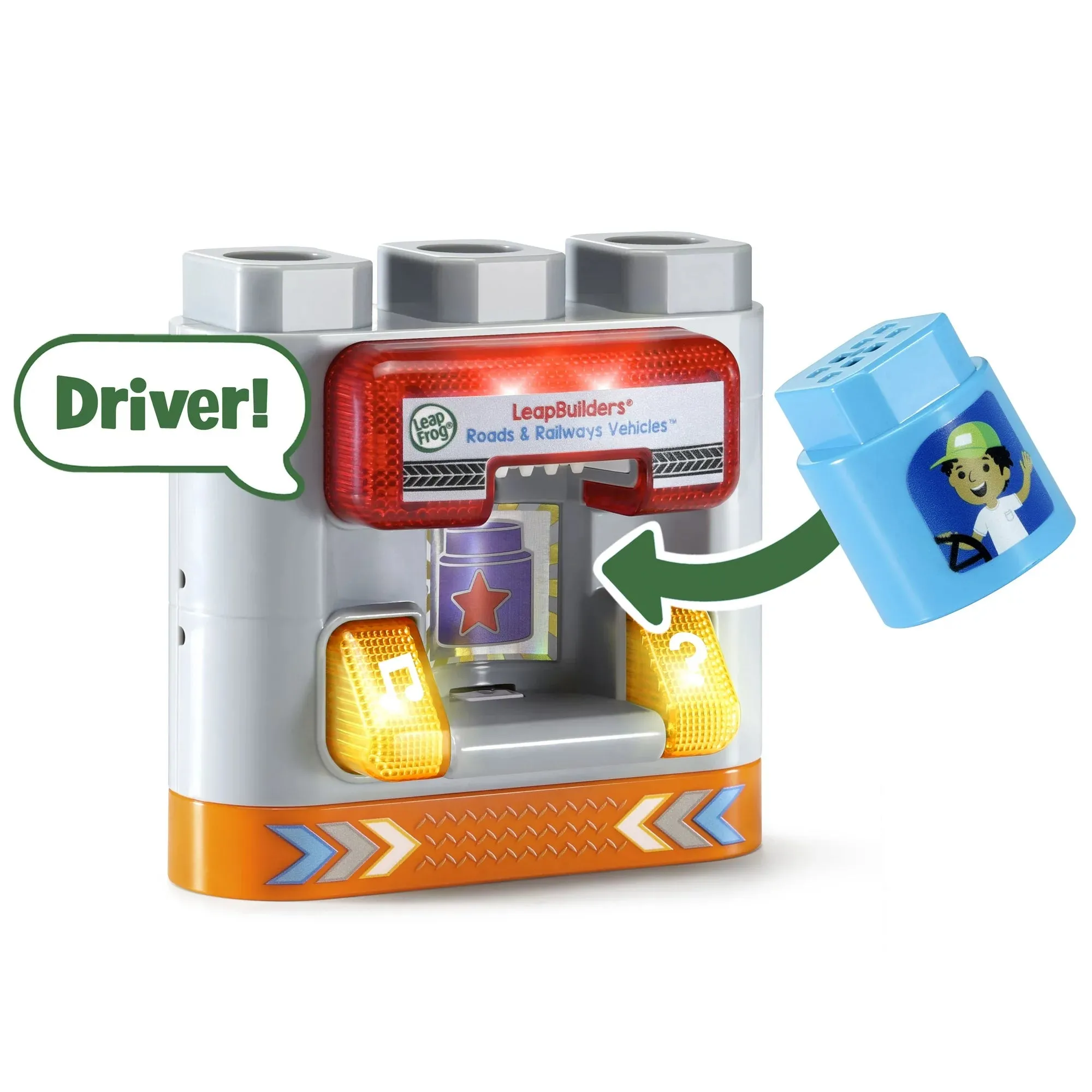 LeapFrog LeapBuilders Roads and Railways Vehicles With Smart Star