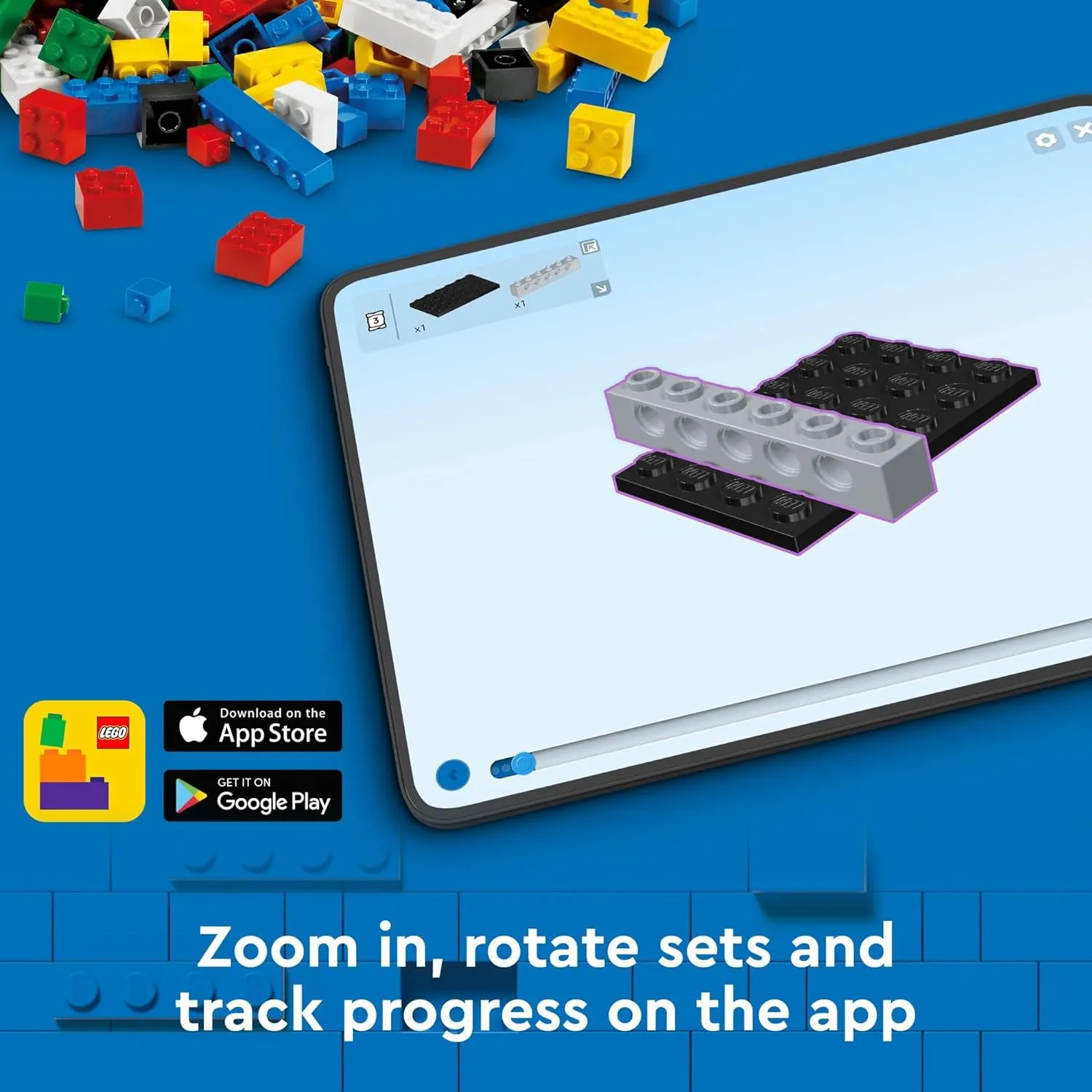 Lego Race Car and Car Carrier Truck (60406)