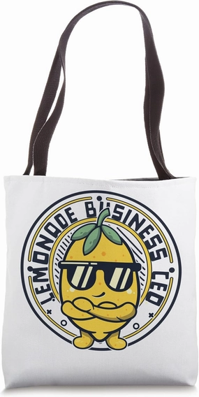 Lemonade Business CEO Business Cardboard Lemonade Stand Tote Bag