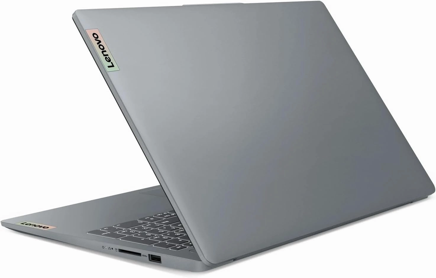 Lenovo IdeaPad Slim 3i Laptop, 15.6" FHD Display, Intel Core i3-N305 8-Core Processor, 8GB LPDDR5 RAM, 256GB SSD, Intel UHD Graphics, Wi-Fi 6, Bluetooth 5, Windows 11 S, Arctic Grey, EAT 64GB SD Card