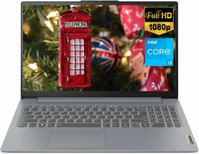 Lenovo IdeaPad Slim 3i Laptop, 15.6" FHD Display, Intel Core i3-N305 8-Core Processor, 8GB LPDDR5 RAM, 256GB SSD, Intel UHD Graphics, Wi-Fi 6, Bluetooth 5, Windows 11 S, Arctic Grey, EAT 64GB SD Card