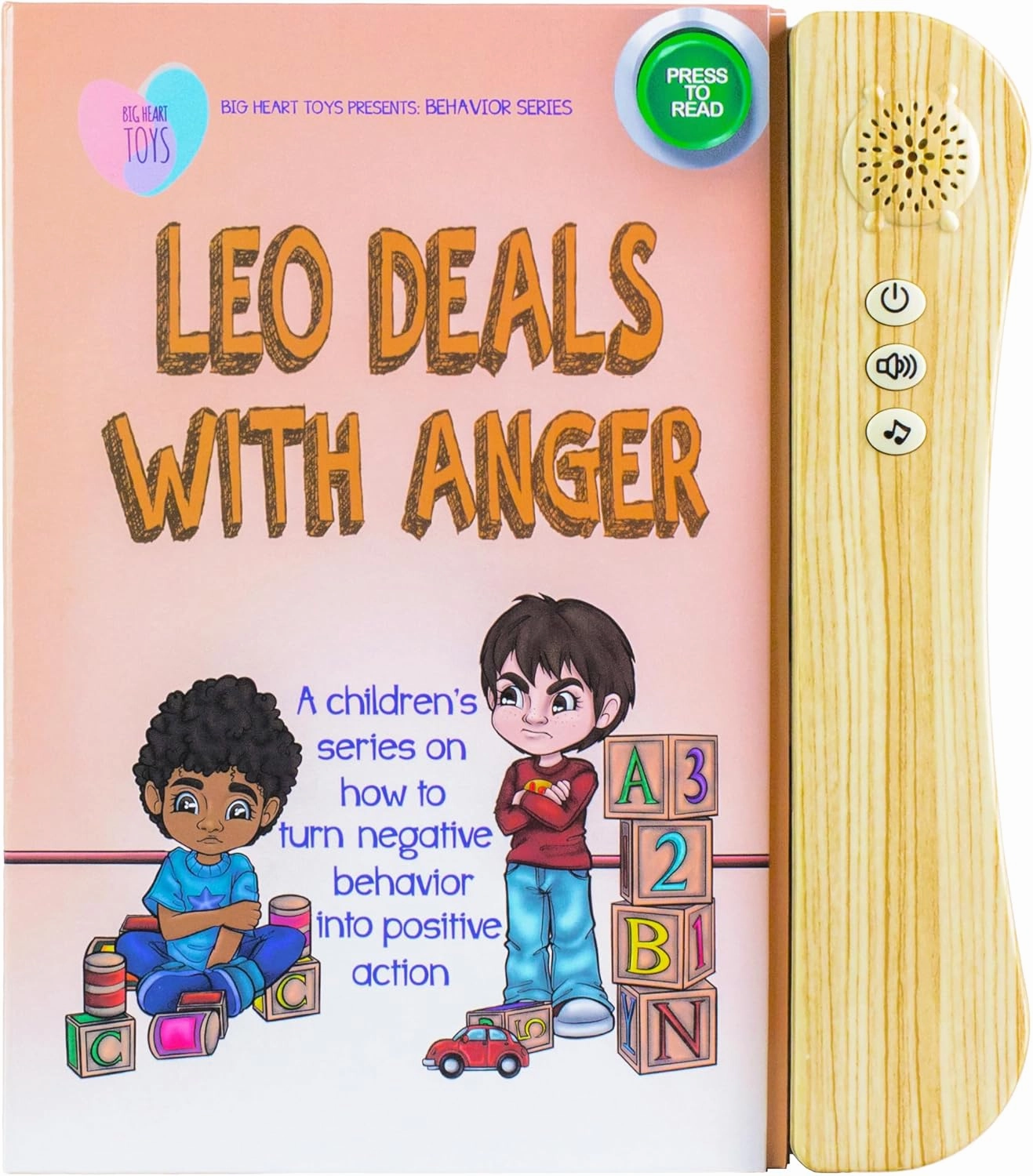 Leo Deals with Anger Sound Book for Kids with Autism | Montessori Autism Sensory books | Builds Social Skills, Emotional Learning & Communication | Neurodivergent Children's sound Books