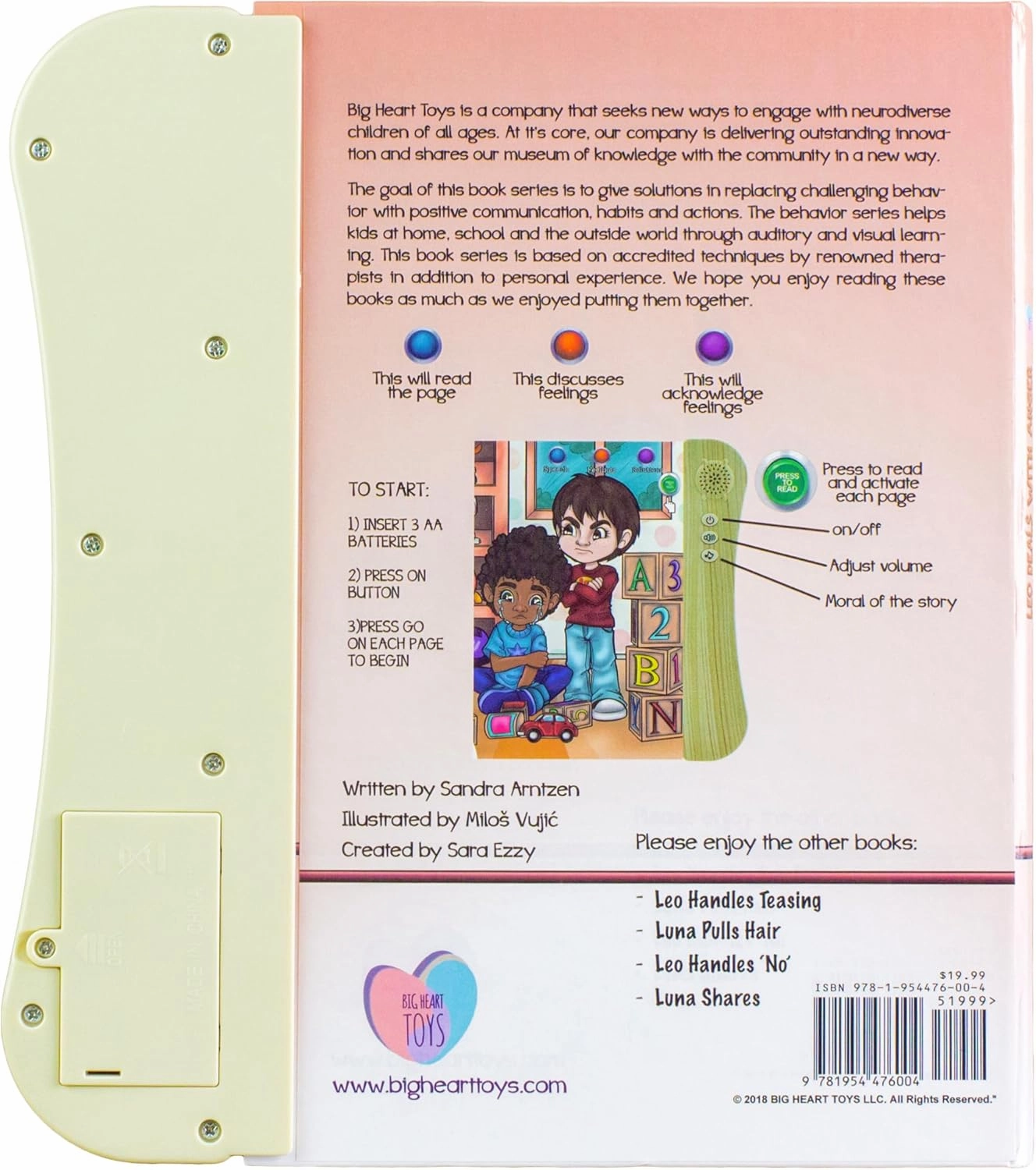 Leo Deals with Anger Sound Book for Kids with Autism | Montessori Autism Sensory books | Builds Social Skills, Emotional Learning & Communication | Neurodivergent Children's sound Books