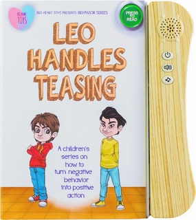 Leo Handles Teasing Sound Book for Kids with Autism | Montessori Autism Sensory Books | Builds Social Skills, Emotional Learning & Communication | Neurodivergent Children's Sound Books