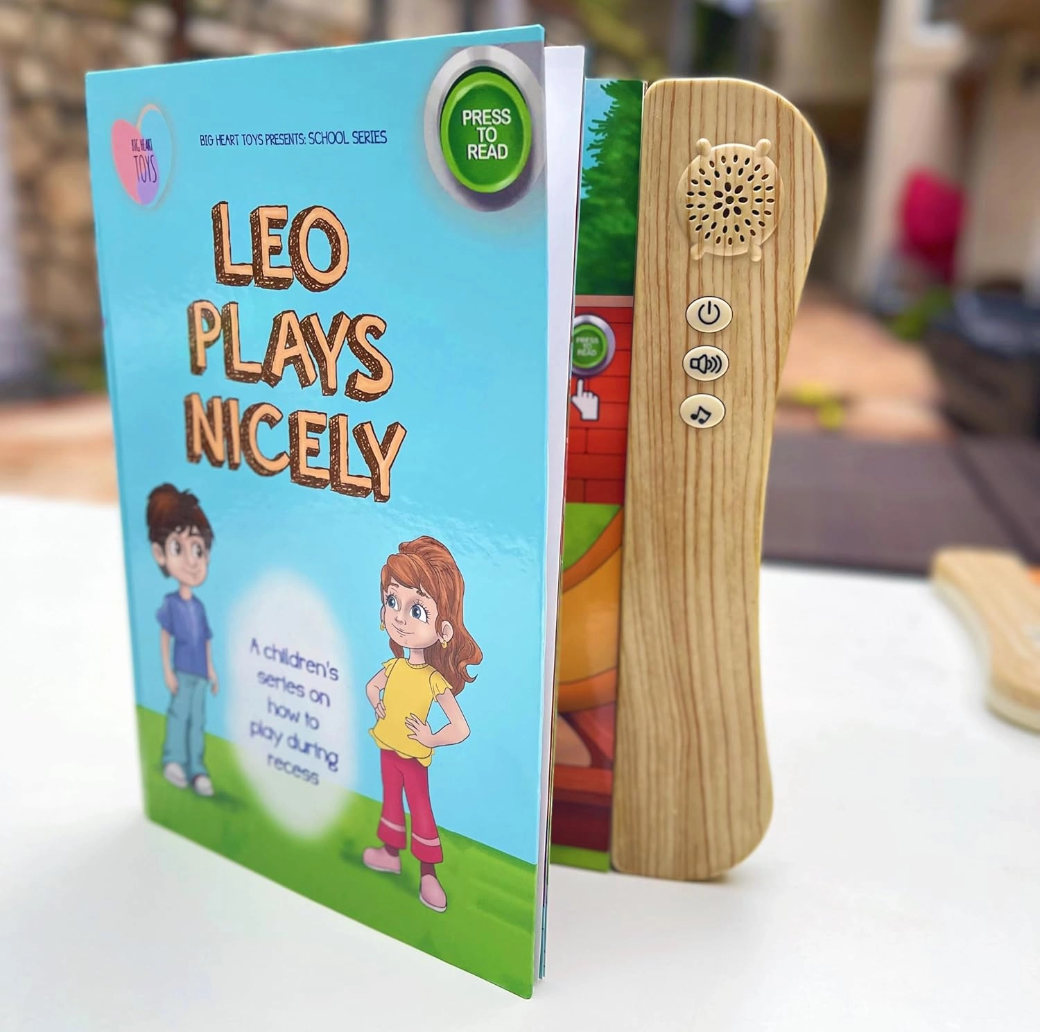 Leo Plays Nicely Sound Book for Kids with Autism | Montessori Autism Sensory Books | Builds Social Skills, Emotional Learning & Communication | Neurodivergent Children's Sound Books
