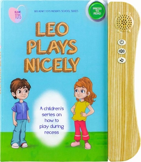 Leo Plays Nicely Sound Book for Kids with Autism | Montessori Autism Sensory Books | Builds Social Skills, Emotional Learning & Communication | Neurodivergent Children's Sound Books