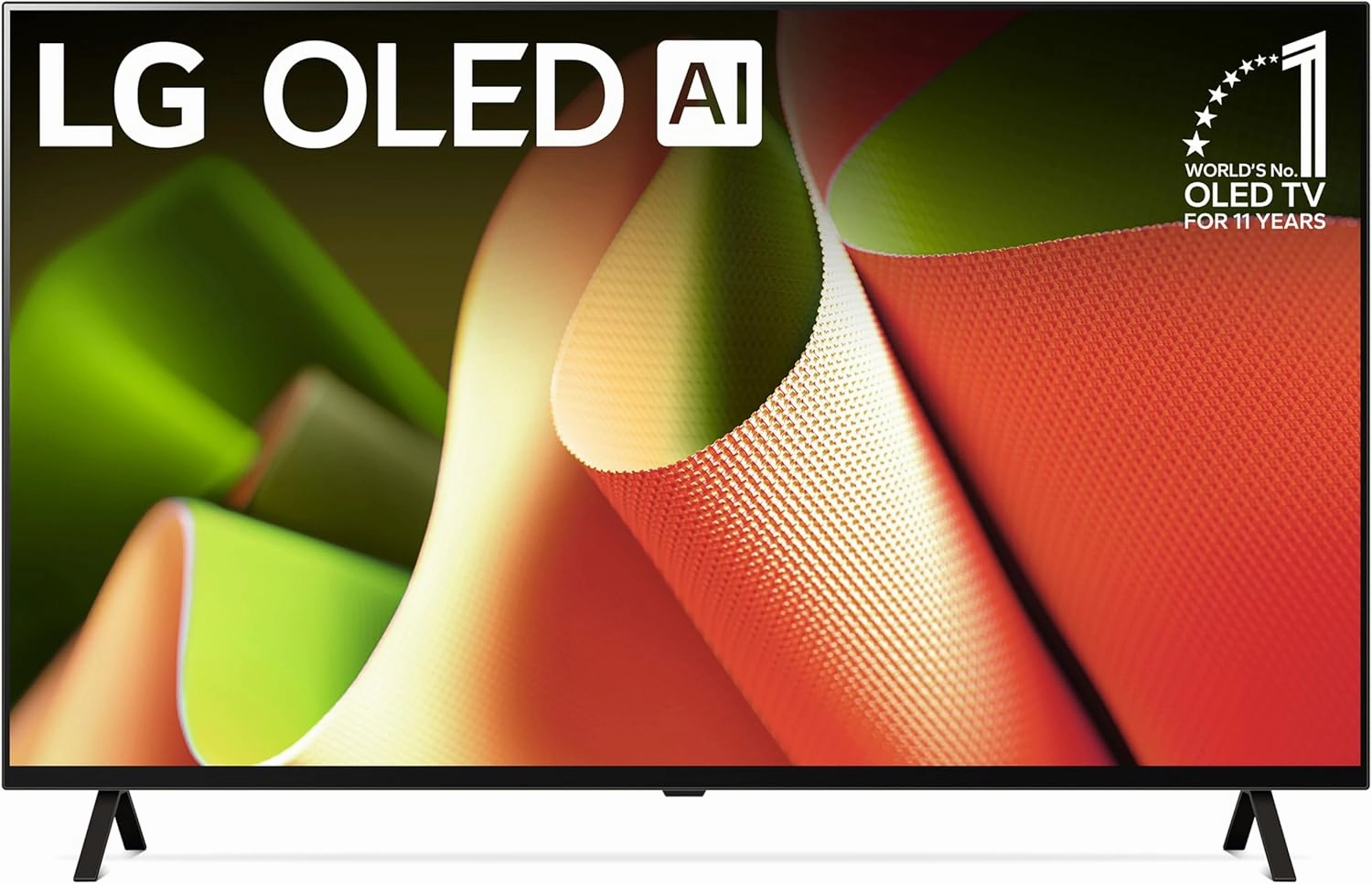 LG 65-Inch Class OLED B4 Series Smart TV 4K Processor Flat Screen with Magic Remote AI-Powered with Alexa Built-in (OLED65B4PUA, 2024)