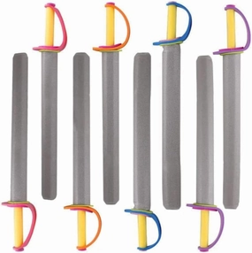 Liberty Imports 26" Giant Pirate Foam Swords Large Toy Set - Kids Birthday Party Activities, Event Favors (8 Pack)