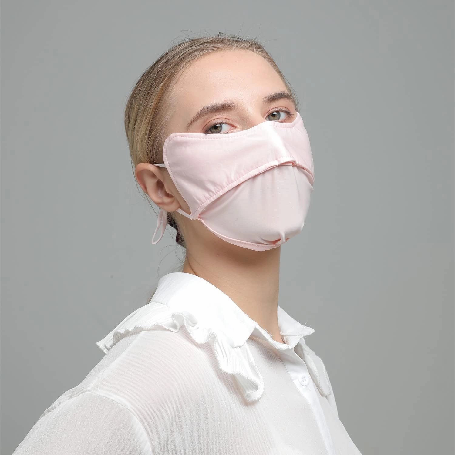 Ligart UV Face Mask Washable Reusable Exercise Breathable Sun Protection Golf Sports Face Mask for Women