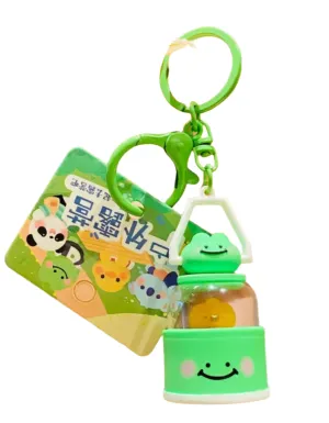 Light-Up Frog Camping Lantern Keychain