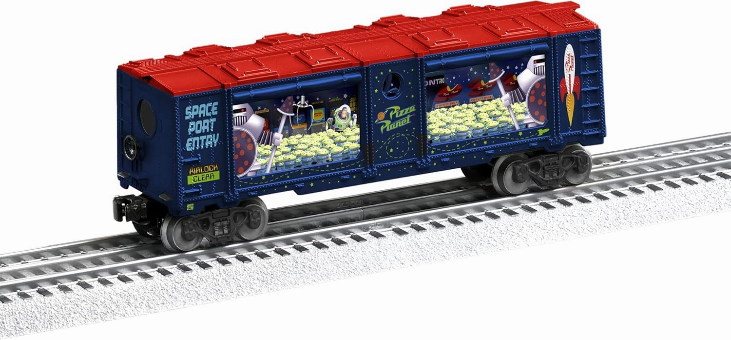 Lionel Pixar's Toy Story, Electric O Gauge Model Train Cars, Pizza Planet Aquarium Car