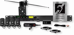 Listen Technologies LS-31-072-D Listen iDSP Essentials Level 2 Stationary System with Dante Adapter Enabled, Long Transmission Range, Digitally Tuned, 62 dB Signal-to-Noise Ratio