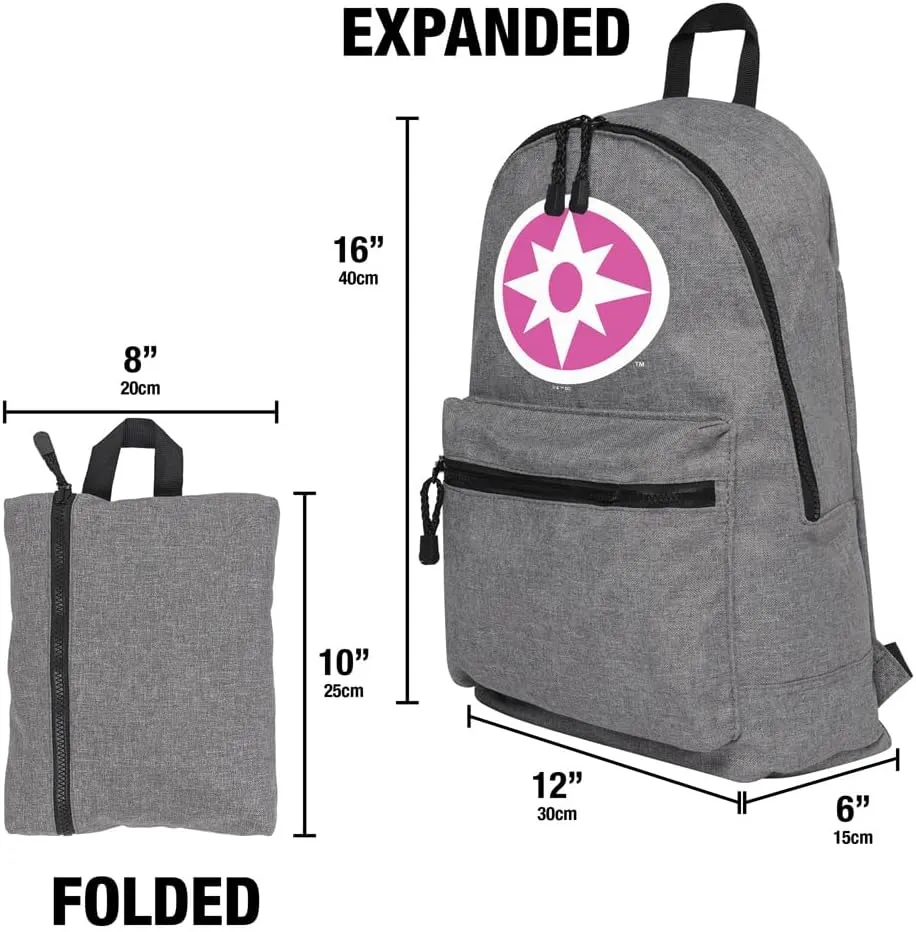 LOGOVISION Green Lantern Core Blackest Night Star Sapphire Lightweight Backpack for Work School Daily Use Packable for Travel