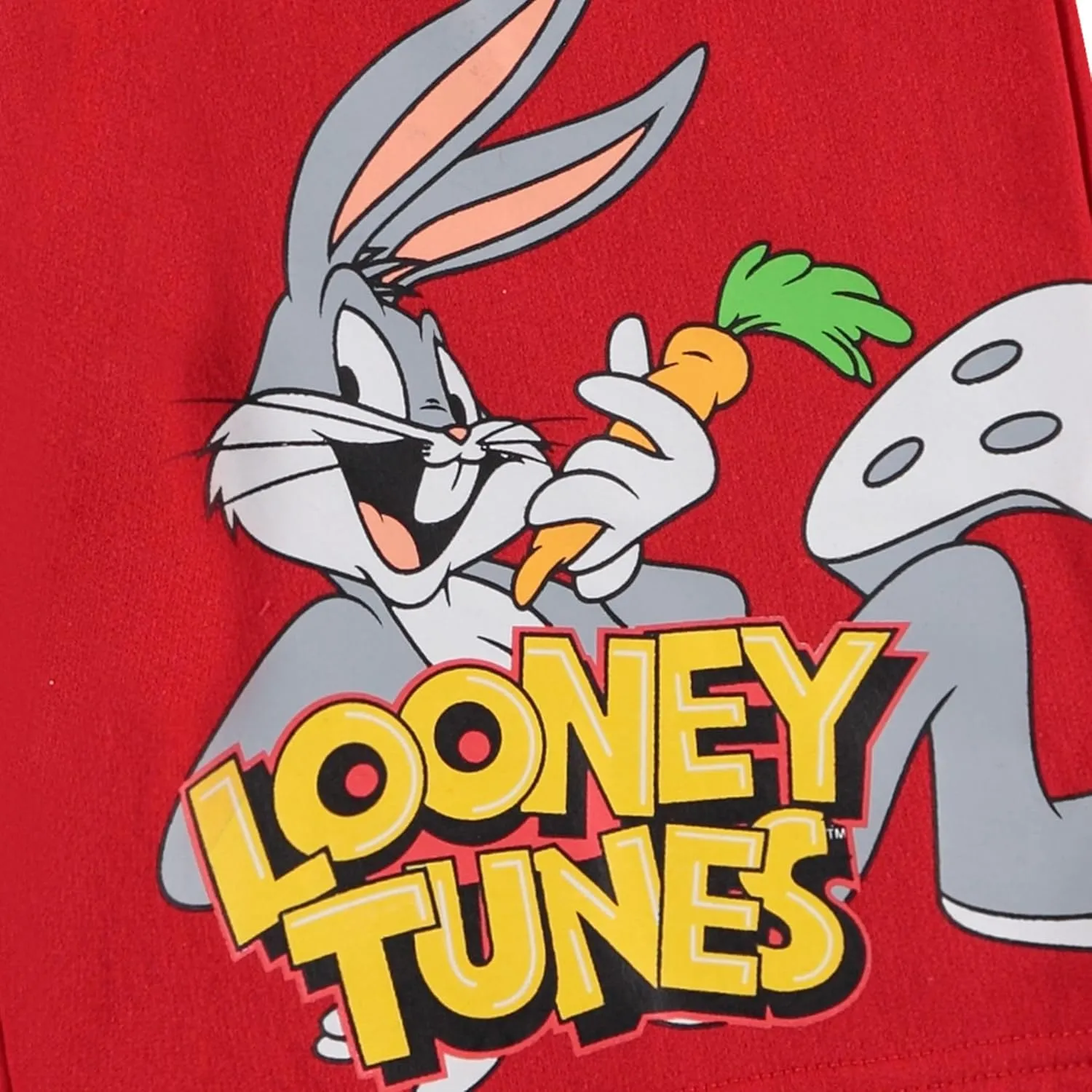 Looney Tunes Boy's Bugs Bunny T-Shirt and Shorts Bundle Clothing Set- Little and Big Boys Sizes 4-20