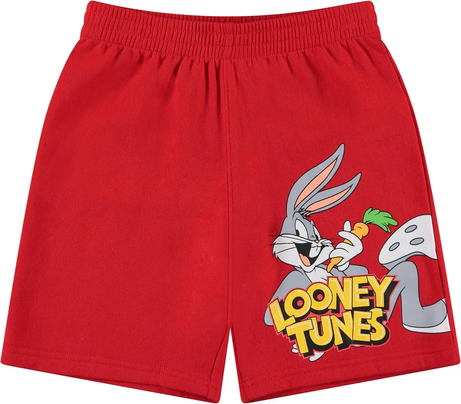 Looney Tunes Boy's Bugs Bunny T-Shirt and Shorts Bundle Clothing Set- Little and Big Boys Sizes 4-20
