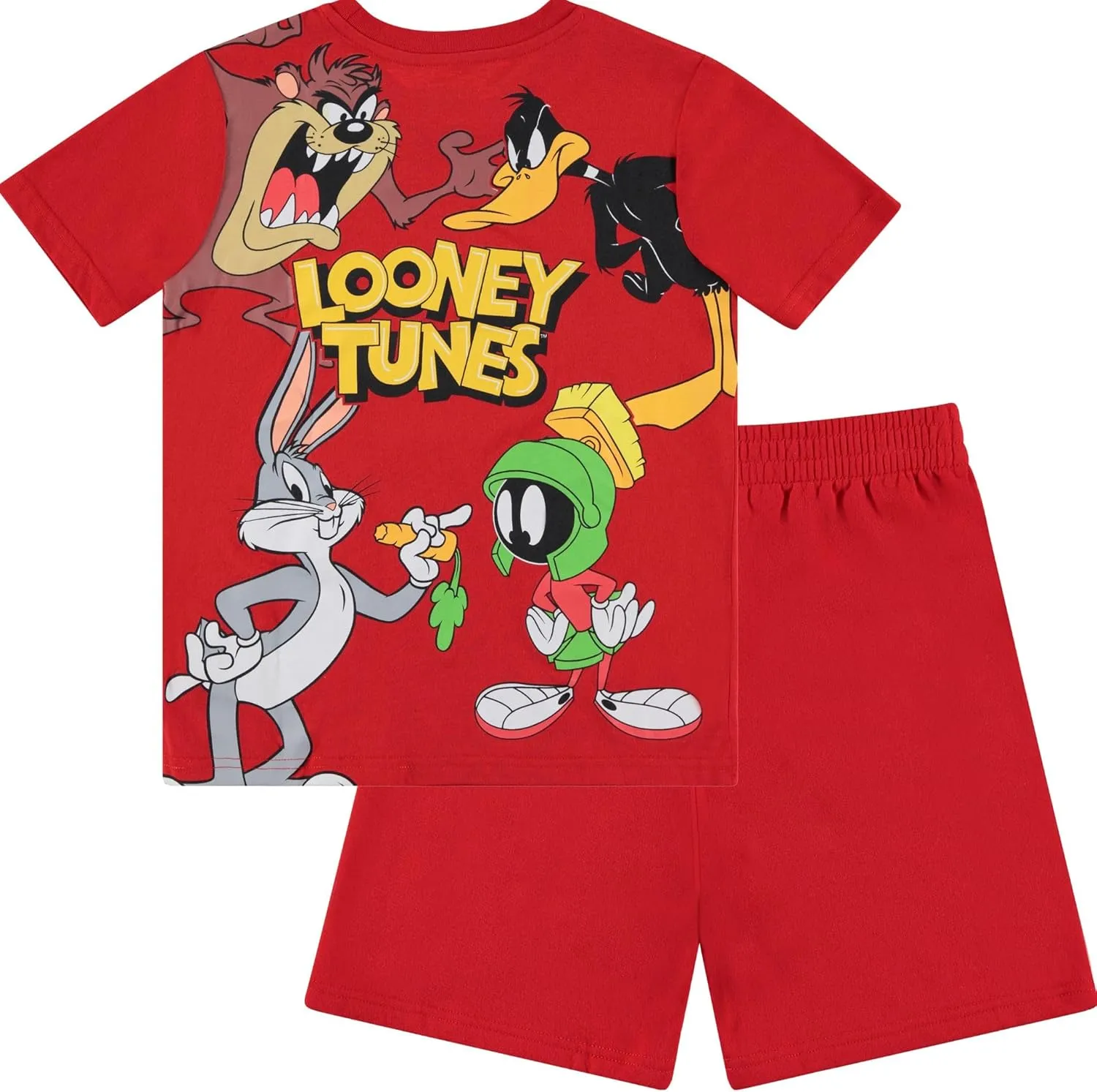 Looney Tunes Boy's Bugs Bunny T-Shirt and Shorts Bundle Clothing Set- Little and Big Boys Sizes 4-20