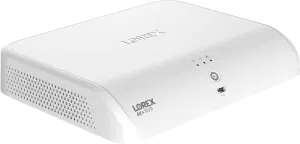 Lorex 4K  12MP 16 Camera Capable NVR (8 Wired   8 Fusion Wi-Fi Cameras) Network Video Recorder (M.), White, N910A62 (Renewed)