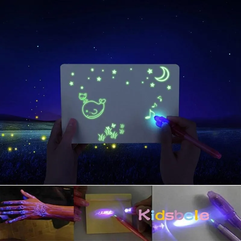 Luminiscent Drawing Board for Kids