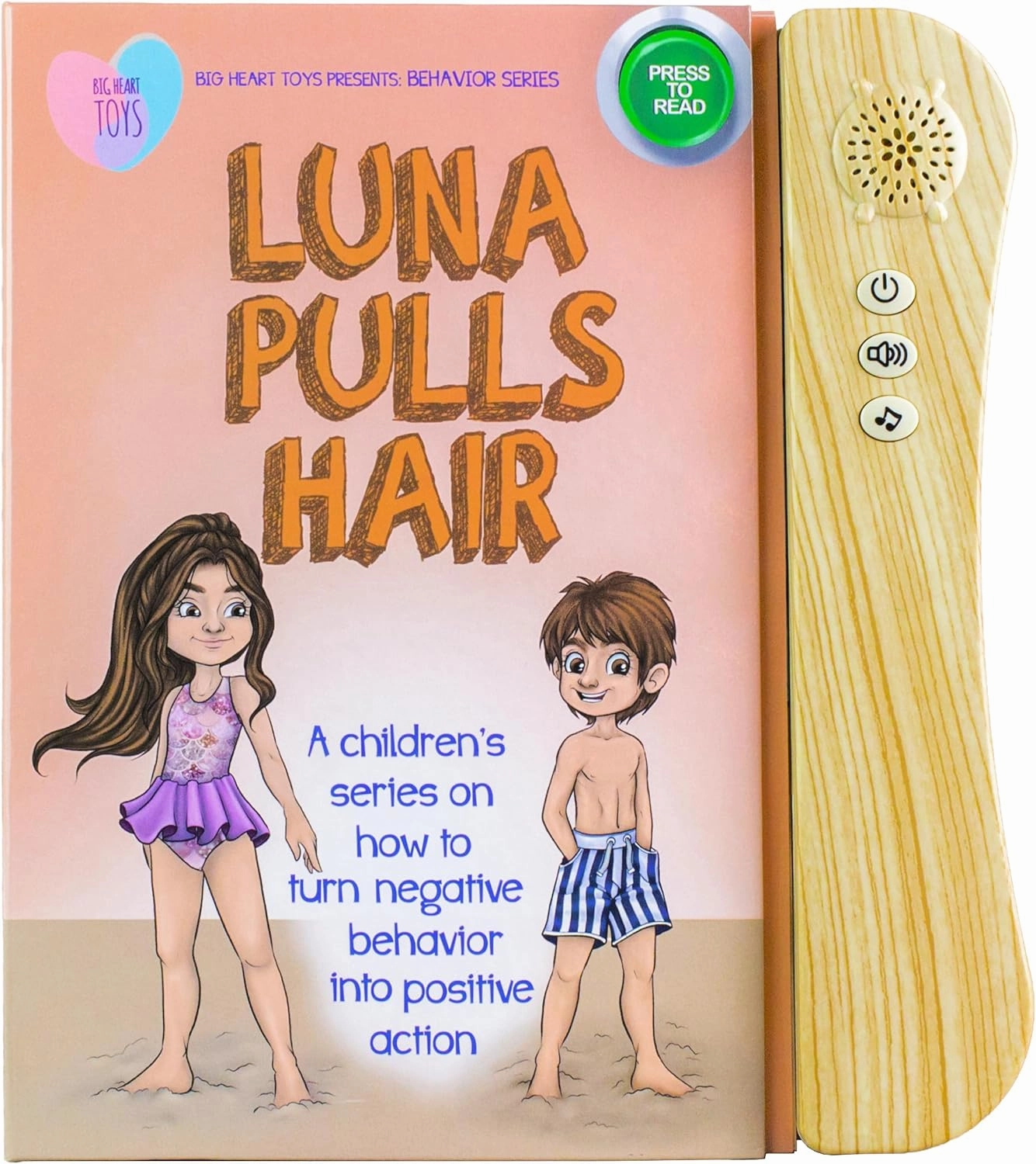 Luna Pulls Hair Sound Book for Kids with Autism | Montessori Autism Sensory Books | Builds Social Skills, Emotional Learning & Communication | Neurodivergent Children's Sound Books