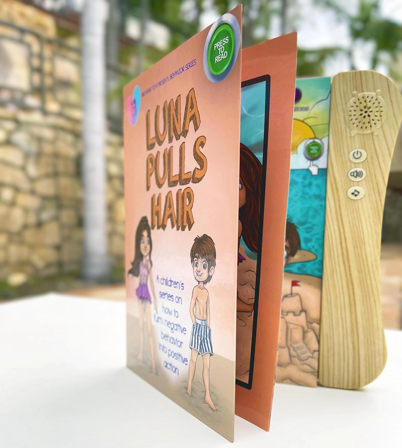 Luna Pulls Hair Sound Book for Kids with Autism | Montessori Autism Sensory Books | Builds Social Skills, Emotional Learning & Communication | Neurodivergent Children's Sound Books