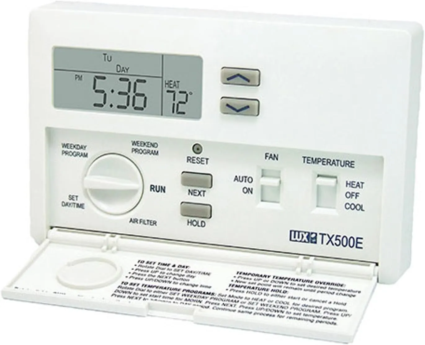 Lux Products TX500E Smart Temp Programmable Thermostat