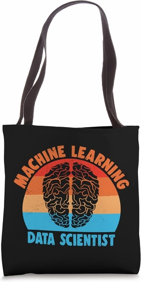 Machine Learning Data Science Artificial Brain Robotics Fan Tote Bag