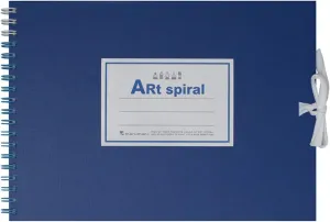 Maruman S311-02 Sketchbook F1 Art Spiral Drawing Paper, Thick, Blue, 24 Sheets