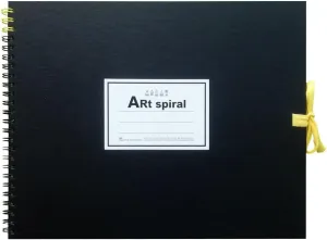Maruman S313-05 Sketchbook F3 Art Spiral Drawing Paper, Thick, Black, 24 Sheets