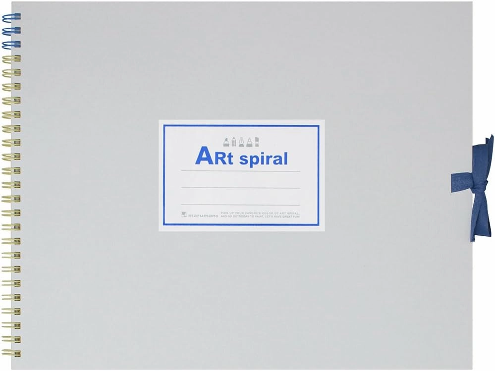 Maruman S313-06 Sketchbook Art Spiral F3 Thick Drawing Paper, 24 Sheets, White