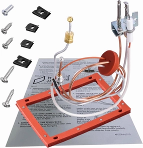 MCAMPAS Natural Gas Water Heater SP20075 SP20305A Pilot Assembly Kit Compatible with Rheem, PROTECH, GE Water Heater Burner Pilot/Thermopile.Igniter Assembly