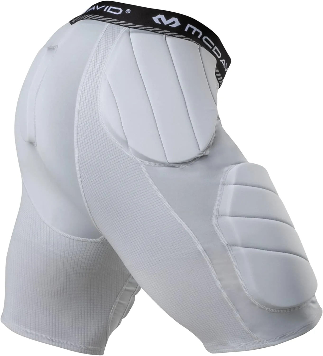 McDavid Youth Integrated 5-Pad Girdle, Durable & Breathable Padded Support with Hard-Shell Thigh Guards Football Kids