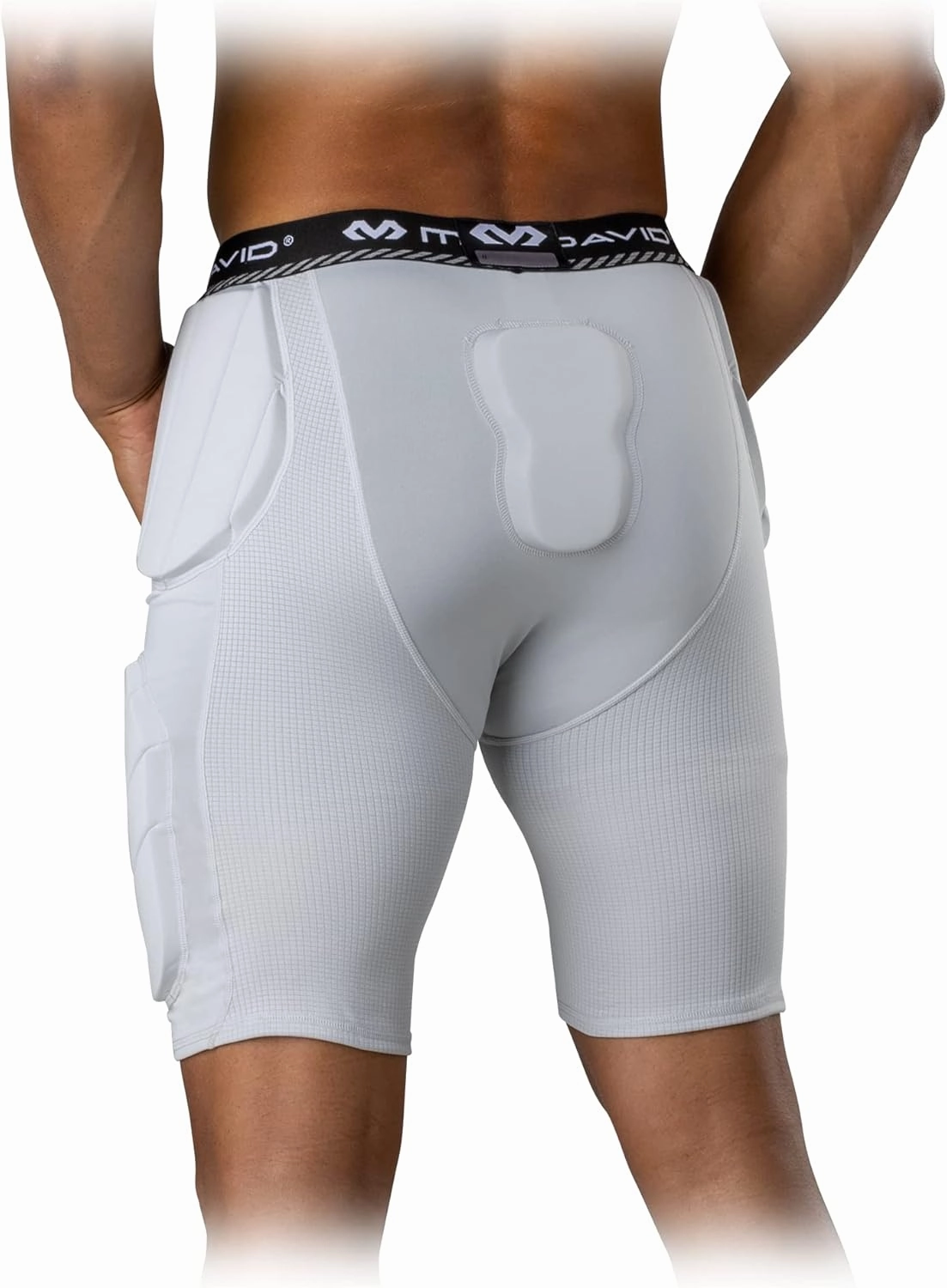 McDavid Youth Integrated 5-Pad Girdle, Durable & Breathable Padded Support with Hard-Shell Thigh Guards Football Kids