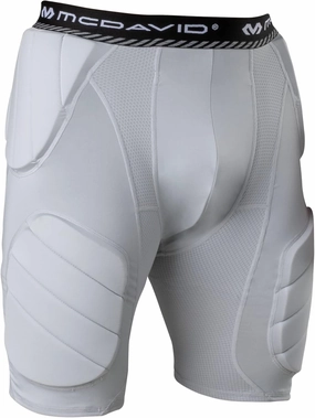 McDavid Youth Integrated 5-Pad Girdle, Durable & Breathable Padded Support with Hard-Shell Thigh Guards Football Kids