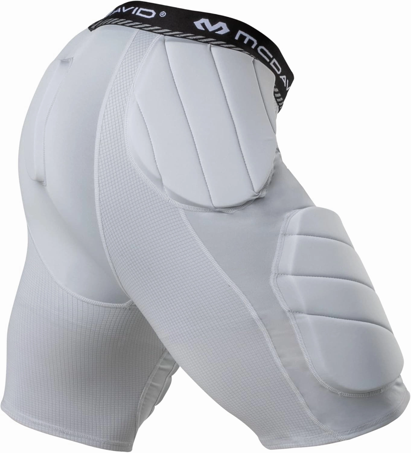 McDavid Youth Integrated 5-Pad Girdle, Durable & Breathable Padded Support with Hard-Shell Thigh Guards Football Kids