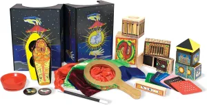 Melissa & Doug Deluxe Solid-Wood Magic Set With 10 Classic Tricks