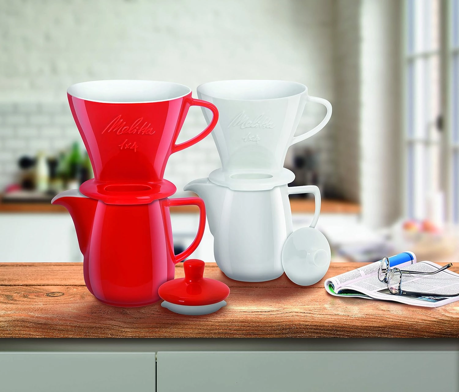 Melitta Jug Porcelain Coffee Pot 0.6 L White