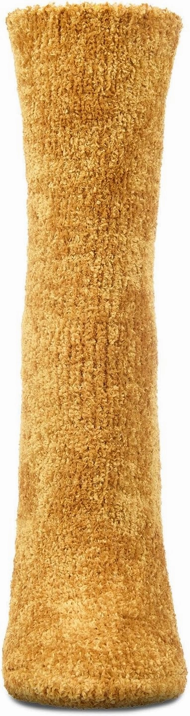 MeMoi Women's Velour Luxe Plush Crew Socks
