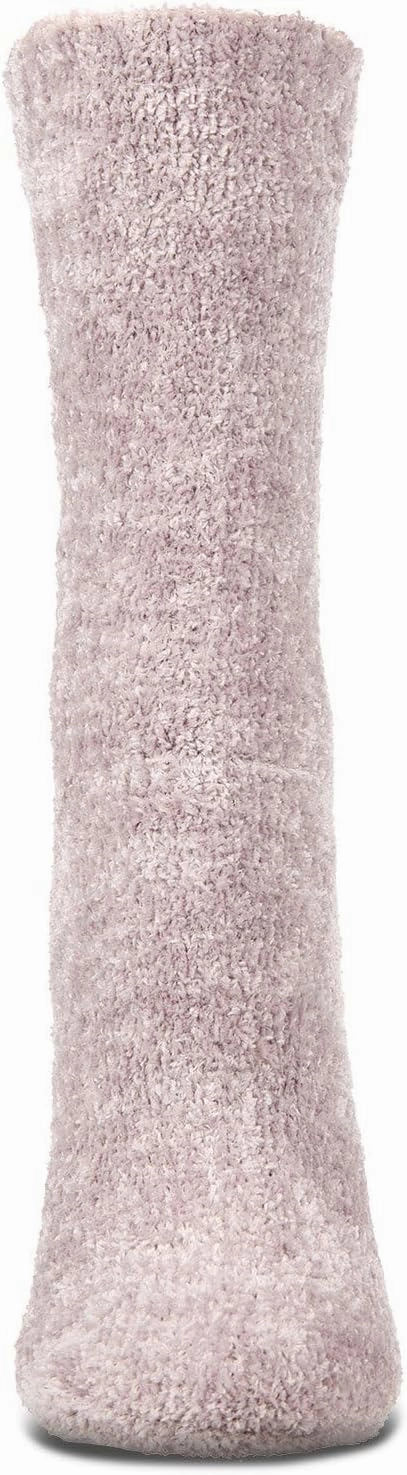 MeMoi Women's Velour Luxe Plush Crew Socks