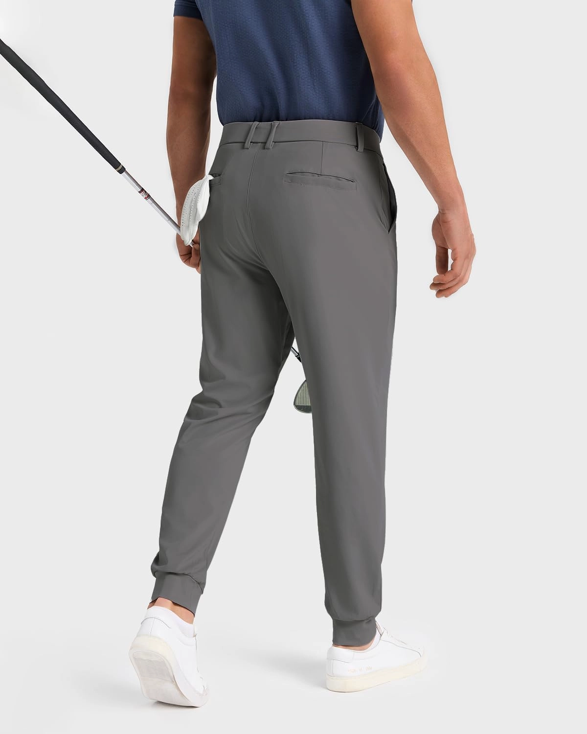 Men's Golf Joggers Pants with 5 Pockets Stretch Fit Work Dress Athletic Jogger Sweatpants for Running Gym