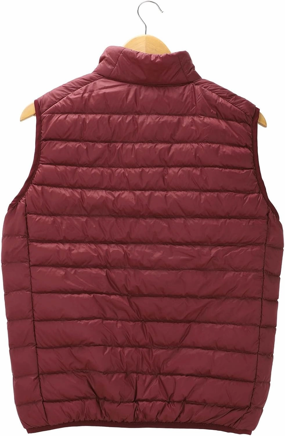 Men's Lightweight Puffer Vest Packable Warm Quilted Sleeveless Jacket Coats Waterproof Plain Outerwear for Work