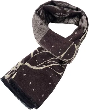 Mens Soft Scarf For Autumn And Winter，Simple And Elegant Long Thick Plush Scarf