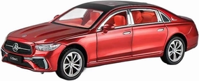 Metal Die Cast Toy Cars 1:24 for Mercedes-Benz C260L Alloy Car Model Bedroom Ornaments Practical White for Home Or Office Décor(Red)