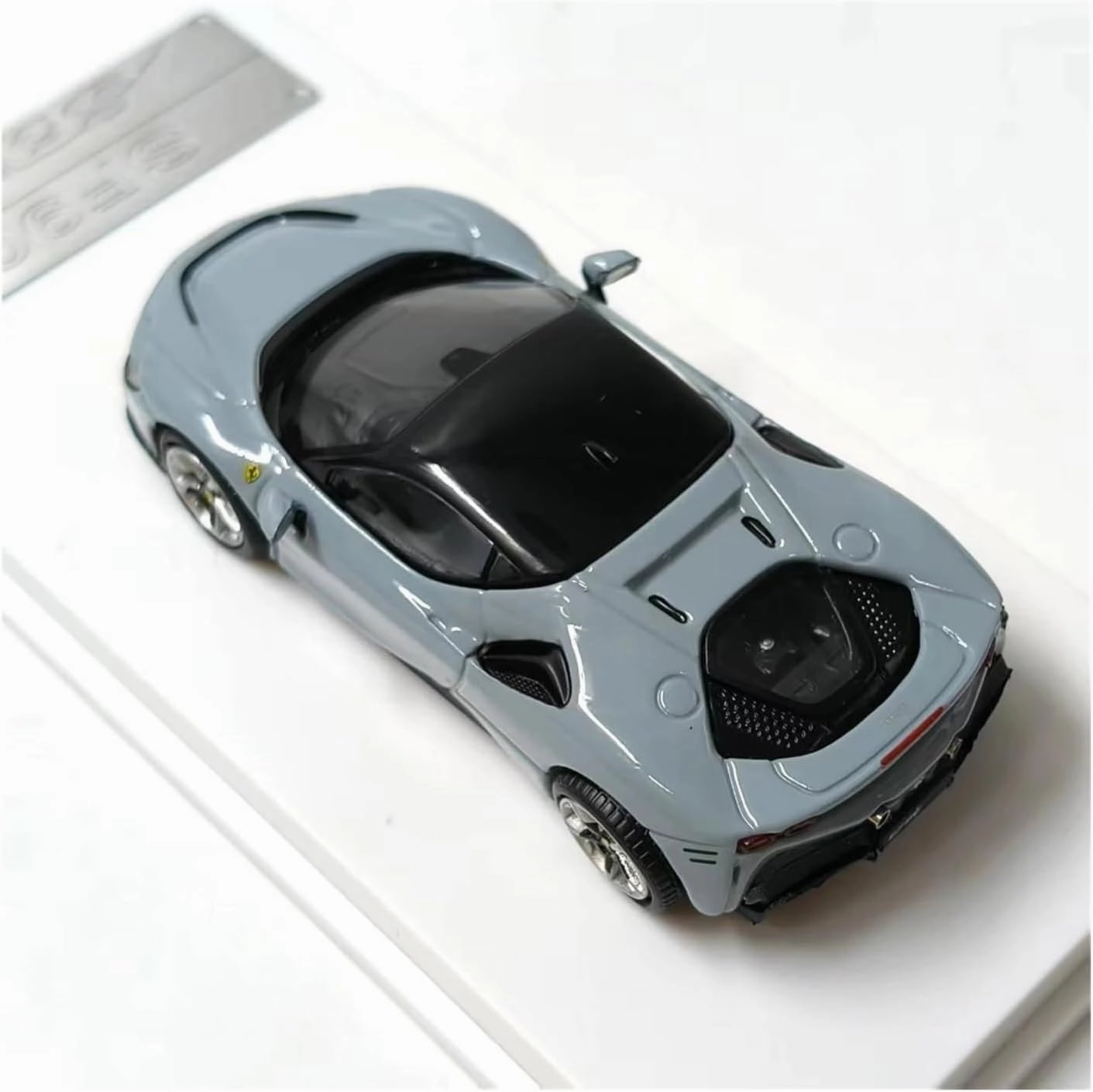 Metal Die Cast Toy Cars 1:64 for Ferrari SF90 Supercar Diecasts Alloy Toy Vehicles Car Model Adult Collection Decoration for Home Or Office Décor(Yellow)