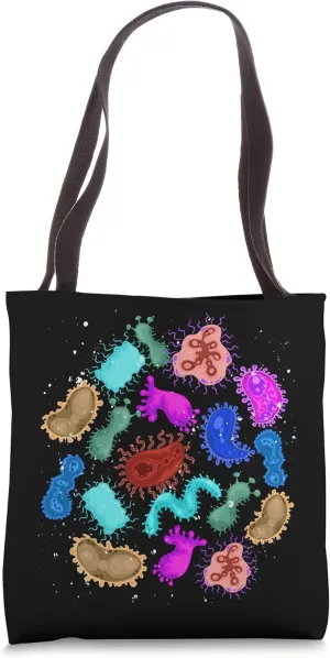 Microbiology Lab Biology Science Laboratory Bacteria Tote Bag