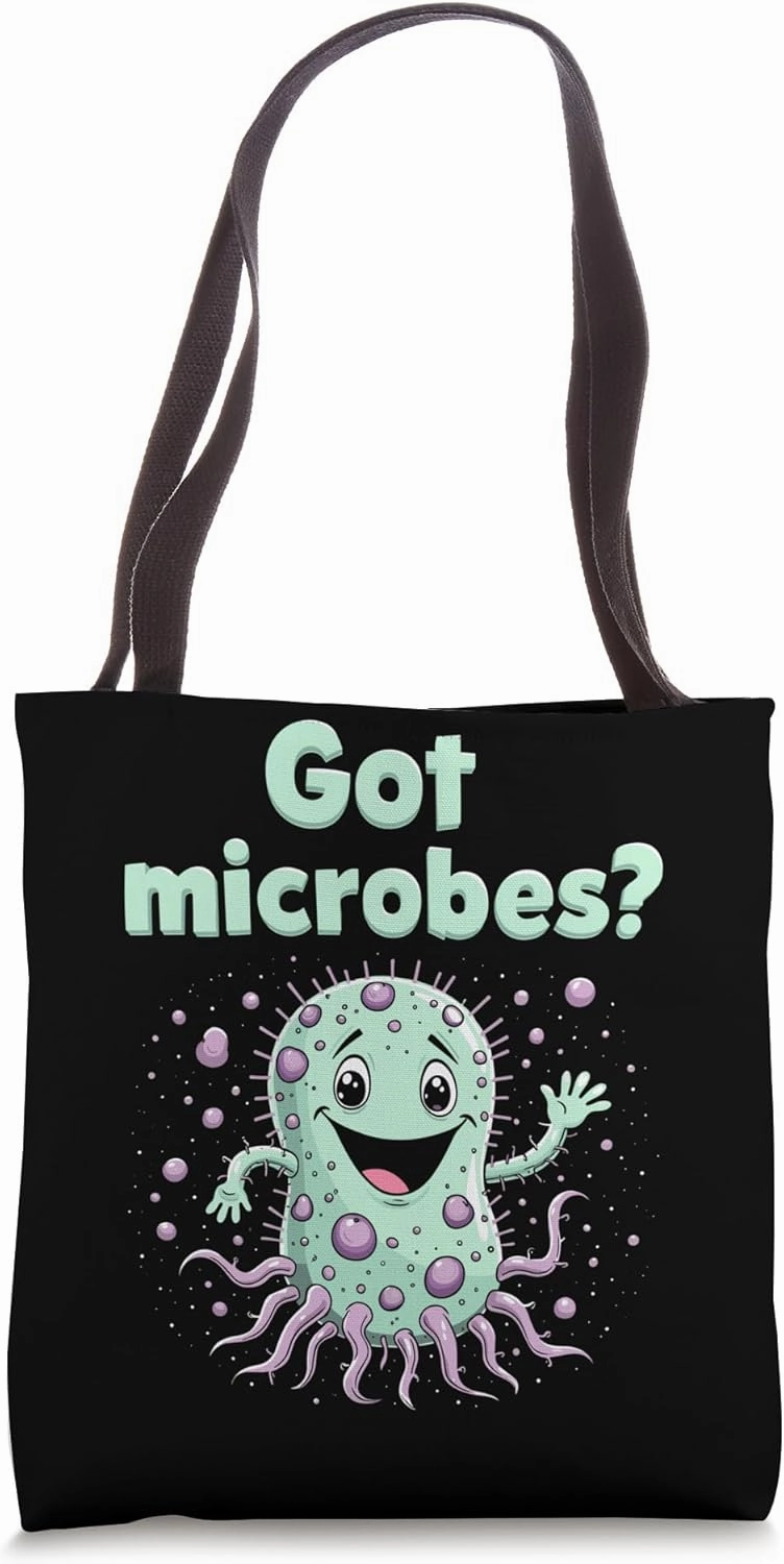 Microbiology Art Enthusiast Lab Life Microbial Science Fun Tote Bag
