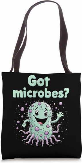 Microbiology Art Enthusiast Lab Life Microbial Science Fun Tote Bag