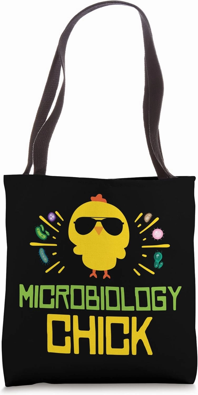 Microbiology Chick Micro Biologist Molecular Science Fan Tote Bag